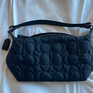 Coach quilted shoulder bag